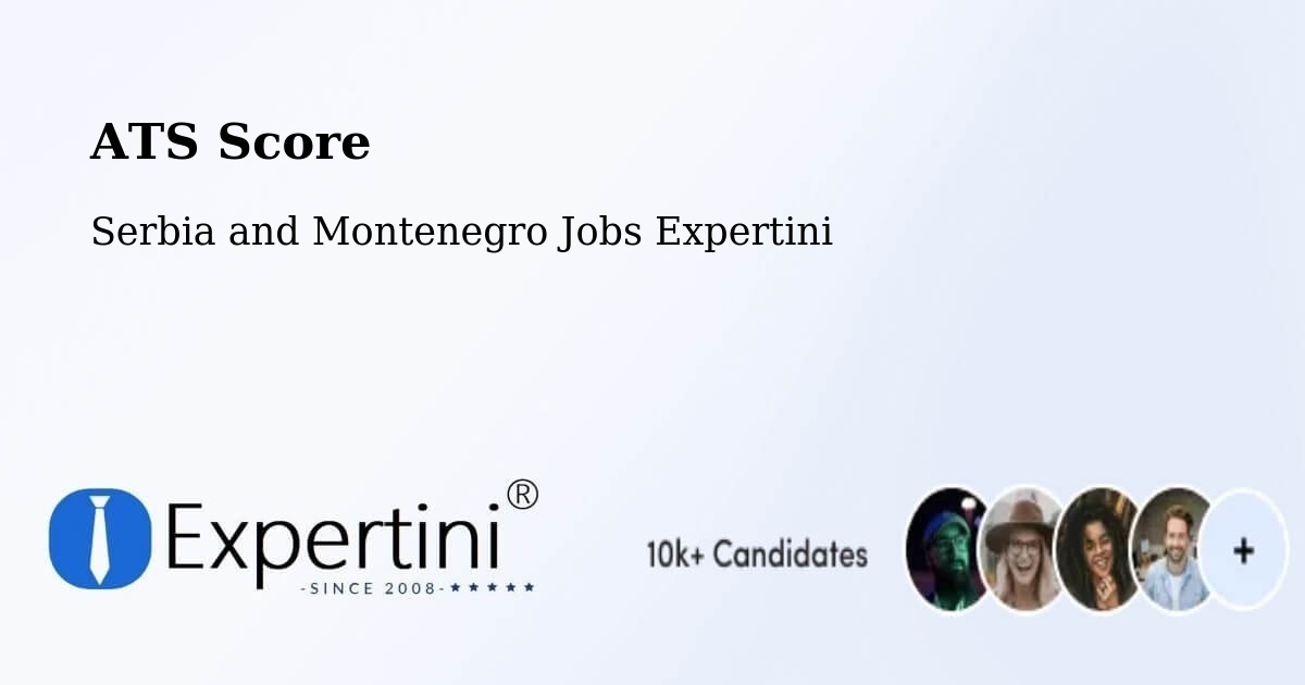 Resume ATS Score & Job Description Match Tool – Delaware - Serbia and Montenegro Jobs Expertini